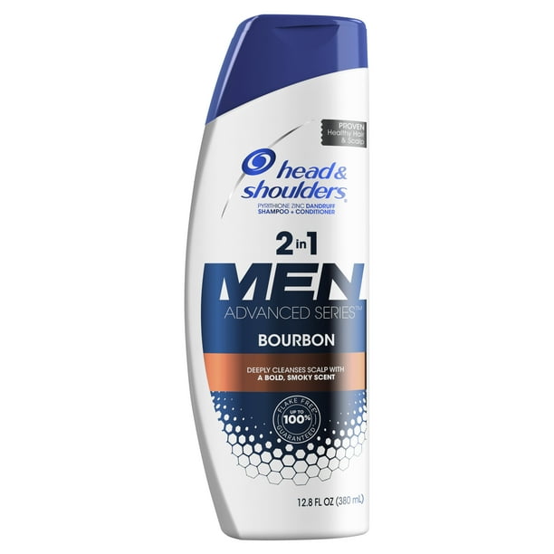 Head and Shoulders Men 2 in 1 Dandruff Shampoo Bourbon, 12.8 oz