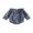 Blue, variant on Cjfdfy Newborn Baby Girl Denim Fall Outfit Romper Ruffle Long Sleeve Button Closure Solid Fall Bodysuit Infant Girl Cute Denim Romper Baby Cowgirl Outfits Casual Fall Winter Clothes
