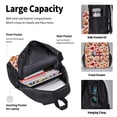 thumbnail image 4 of Balery Skull Retro record lips Mochila escolar 3 en 1 para niños: mochila resistente con lonchera térmica y estuche para lápices. Mochila escolar para niños y niñas., 4 of 7