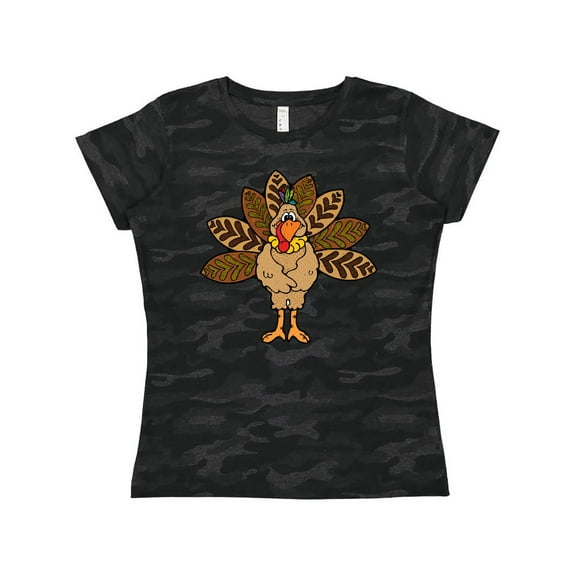 Inktastic Thanksgiving Turkey Women's T-Shirt
