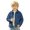 A-Blue605, variant on JAJAHO Boys Girls Button Down Shirt 4-12Y Kids Back To School Clothes Cotton Long Sleeve Lapel Shirts