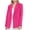 Hot Pink, variant on Blazer Women Fashion Solid Color Long Sleeve Button Front Blazer For A Polished Office Or Casual Look Spring Jackets For Women