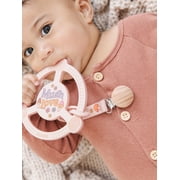 JuJuBe Mushy Love Teether Ring with Clip