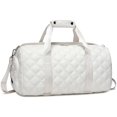 thumbnail image 1 of Bolsa de viaje Octsky para gimnasio con compartimentos para zapatos y artículos húmedos, color beige, 1 of 8