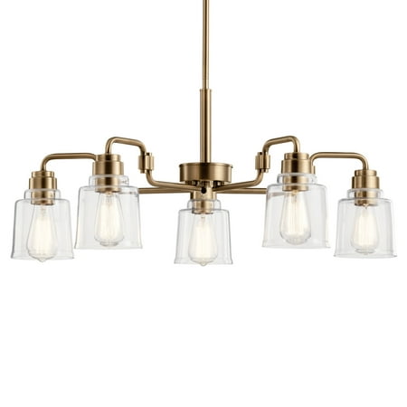 

Kichler 52398 Aivian 5 Light 30 Wide Chandelier - Brass