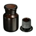 thumbnail image 3 of Unique Bargains 60mL Amber Reagent Media Wide Mouth Glass Storage Bottle Amber Cap, 3 of 5