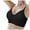 Black, variant on Women's Jelly Seamless Push-Up Bra - Ice Silk, Back Smoothing - Wireless Comfort - S-XL