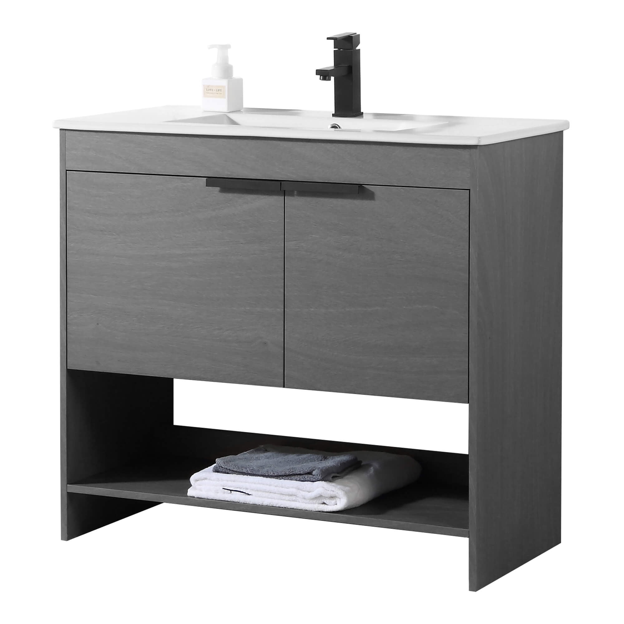 Fine Fixtures Phoenix 36 in. W x 18.5 in. D x 33.5 in. H Bathroom