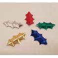 thumbnail image 2 of 25mm 1-Inch Holly Leaf Sequins for Christmas Crafts (Pack of 100) (Assorted Metallic), 2 of 3