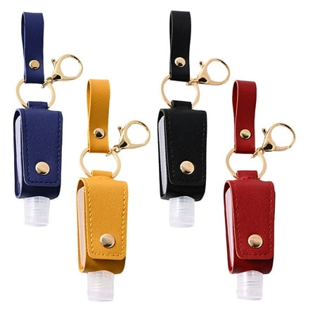 4 Sets 30ml Mini Hand Bottle Empty Refillable Bottle Keychain Bottles