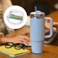 thumbnail image 6 of Kdxio Colorful World Map Name Plate Compatible Stanley Cups Name Tag Acrylic Nameplate Tumbler Lid Topper for Cup Accessories, 6 of 9