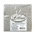 thumbnail image 4 of Lillian Tablesettings 40-Piece Beverage Napkins Set, Silver Texture, 4 of 4