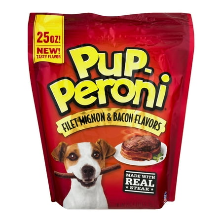 JM SMUCKER RETAIL SALES 10079100533029 Pupperoni 25OZ Filet Mignon/Bacon Treats