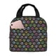 thumbnail image 1 of Easygdp Colorful Paw Bolsa Térmica Premium - Tela Oxford Impermeable, Gran Capacidad, Bolsillo Frontal, Unisex para Trabajo, Escuela, Actividades al Aire Libre y Picnics, 1 of 8