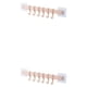 thumbnail image 1 of Colgador de baño Naiovety montado en la pared autoadhesivo con 6 ganchos, 1 of 6