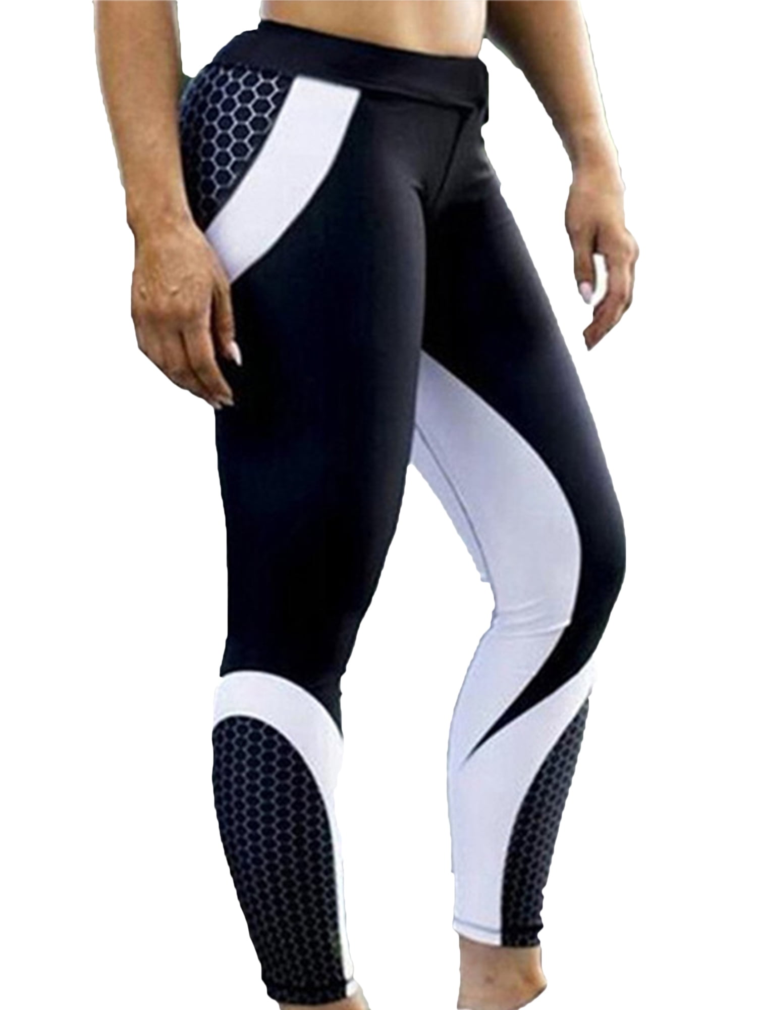 Women Sports 3D Print Fitness Leggings Running Gym Yoga Pants Training Trousers 