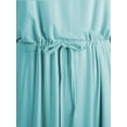 thumbnail image 5 of Feinuhan Summer Womens Casual Sleeveless Knit Maxi Tank Top With Side Pockets Long Dress, 5 of 6