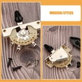 thumbnail image 3 of SHOWERORO 1Jgo De Interruptor 5 Vías Para Guitarra Eléctrica De Aleación Plateada, 3 of 8