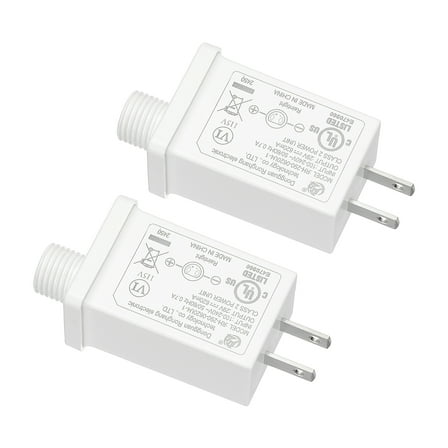 Uxcell 29V 18W LED Power Supply, 2pcs DC Low Voltage Transformer IP44 LED Driver, White