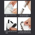 thumbnail image 6 of Wall Dust Mop Cleaner with Long Handle, Triangle Wall Mop Washing Kit for Window Cleaning Ceiling Duster, 6 of 9