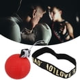 thumbnail image 2 of Reflex Punch Ball Boxing Speed Headband Muay Thai Sanda MMA Raising Reaction Agility Hand Eye Training Gym Fitness Exercise, 2 of 6