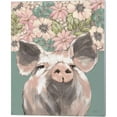 thumbnail image 3 of Great Art Now Gertie the Goat & Patrice the Pig by Michele Norman 2 Piece Canvas Art Set Each 12"W x 15"H, 3 of 3