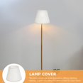 thumbnail image 4 of Pantalla de tela para lámpara de mesa, pantalla de lámpara de techo, cubierta decorativa para luz beige, 4 of 5