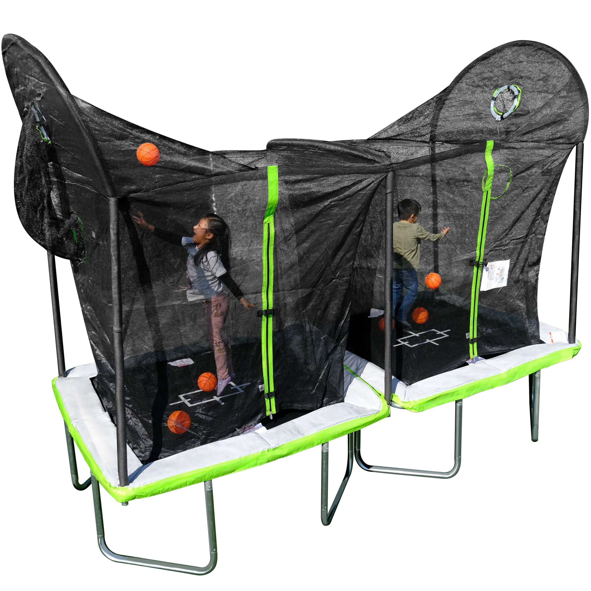 Skywalker Trampolines Oval 17-Foot Trampoline, with Enclosure