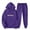 Purple, variant on ibuvkizy Two Piece Sets for Women!Outfits Women's Sports Tracksuits Long Sleeve Pullover Hoodies Sweatshirt Loose Coat and Sweatpants Fall Winter Suit Black,S
