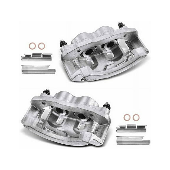 Brake Caliper Set 2 - Compatible with 1999 - 2007 Ford E-350 Super Duty 2000 2001 2002 2003 2004 2005 2006