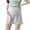 Gray, variant on Pants for Women, Plus Size Solid Color Stretchy Legging Style with Elastic Waistband, Polyester Blend, Casual Daily Wear