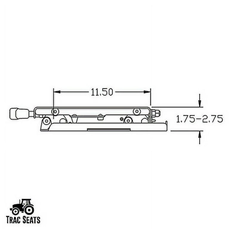 Seat Suspension Kit for Kubota Z200 Z231 Z251 Z400 Z411 Z421 Zero Turn Mower ZTR