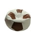 thumbnail image 1 of Sillon Puff Lunics Balon Soccer Grande blanco/capuccino, 1 of 6