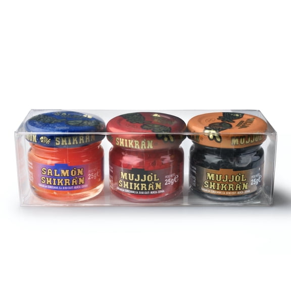 Eurocaviar Shikran 3 x 0.88 oz. Mullet Roe and Smoked Salmon Pearls