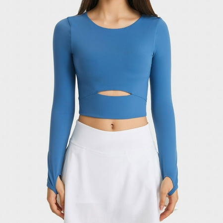 

Booker Sports Bra Long Sleeve T Shirt With Chest Pad Half Short Outdoor Running Slim Yoga Top Women S Absorbing No Shake