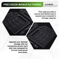 thumbnail image 4 of 3.5 Inch Desktop Hard Disk Rack Transparent Acrylic Mechanical Hard Disk Cage External Hard Disk Storage Box 4 Layer, 4 of 8