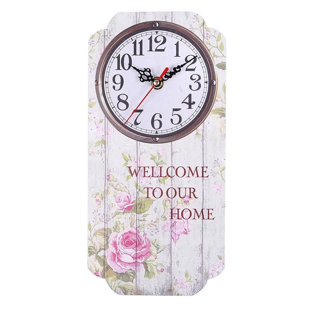 Reloj de pared Retro de estilo europeo, sala de estar, hogar, Bar, dormitorio, decoración colgante