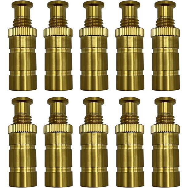 Poolzilla 10 Pack Pool Safety Cover Brass Anchors for Concrete and