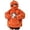 F182-Orange4, variant on FYDUU Halloween Hoodies for Women Cute Ghost Graphic Pumpkin Hoodie Soft Comfy Fuzzy Hooded Sweatshirt Pullover Festive Outfit