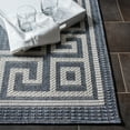 thumbnail image 6 of SAFAVIEH Machine Washable Rug Indoor/Outdoor Bermuda Collection - Bermuda Isidora Geometric Machine Washable Indoor/Outdoor Area Rug, Dark Blue/Ivory, 3' x 5', 6 of 11
