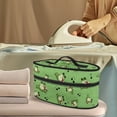 thumbnail image 2 of HELLHERO Frog Musical Note Pattern Dustproof Iron Organizer Protective with Handle Handheld Travel Steamer Organizer, Bag Only, 2 of 6