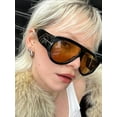 thumbnail image 6 of Vintage Oversized Sunglasses, Trendy Beach Eyewear, Trendy Casual Sunglasses for Women & Men, Fashion Accessories for Everyday Use and Outdoor Activities, 6 of 10