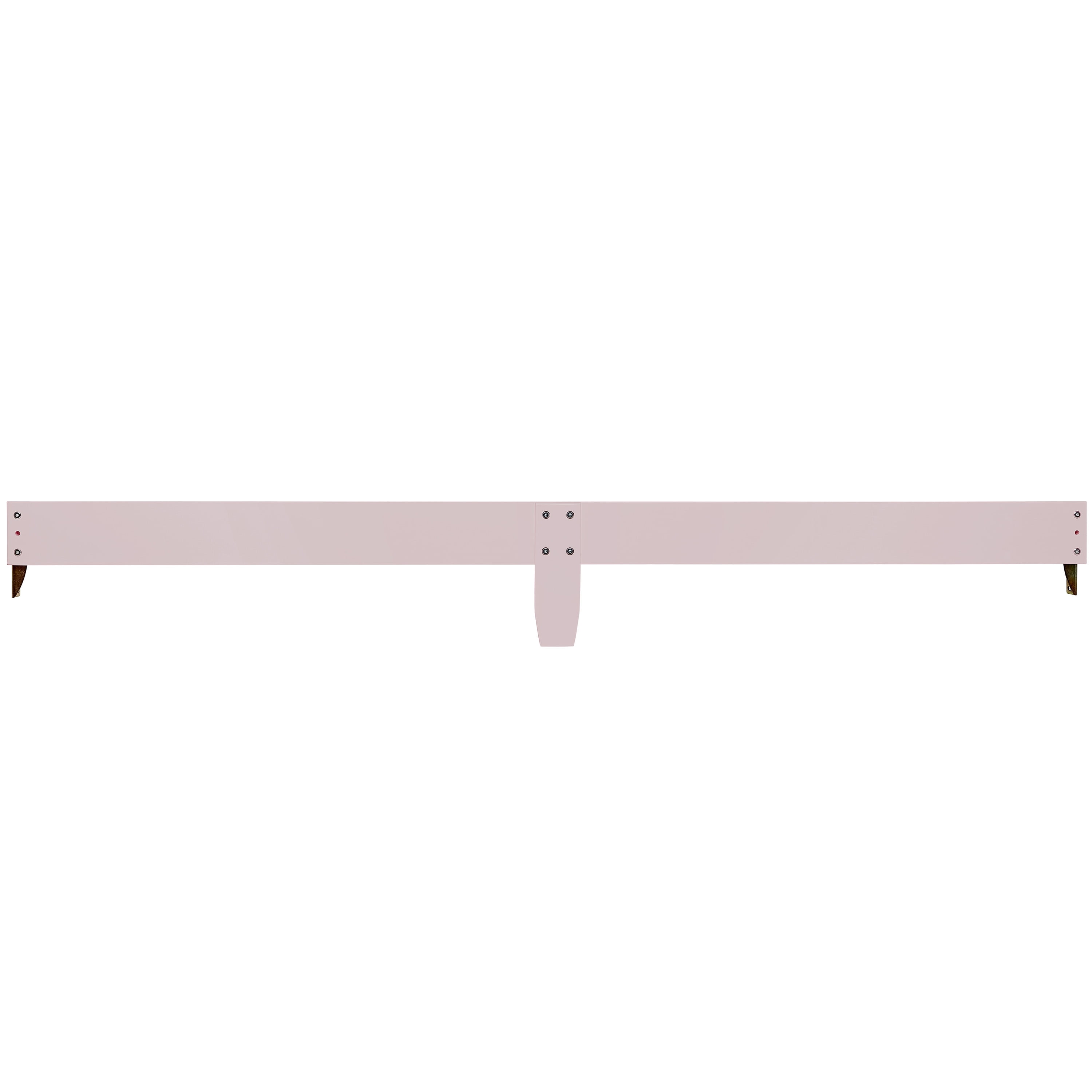 Dream On Me Mini Crib Bed Rail, Blush Pink