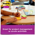 thumbnail image 5 of Post-it Super Sticky Lined Notes, Energy Boost Collection, Multi-Size, 45 Sheets, 4 Pads, 5 of 15