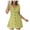 Yellow, variant on lmcalzta Plus Size Summer Dresses for Women Short Sleeve Button Casual Dresses V Neck Vacation Sundresses