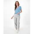 thumbnail image 4 of Hanes Sport Cool DRI Women's Performance V-Neck T-Shirt Light Blue 3XL, 4 of 4