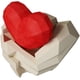 thumbnail image 1 of 1 pieza(s) Corazón de origami 3D Papel de origami 3D Modelo de papel 3D Corazón Papercraft Papercraft DIY: Corazón, 1 of 4