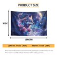 thumbnail image 6 of SEANATIVE Galaxy Wolf Tapestry Floral Butterfly Wall Tapestry for Bedroom Small Fall Tapestry for Living Room Small Wall Hanging Tapestry Small Tapestry for Bedroom, 6 of 6