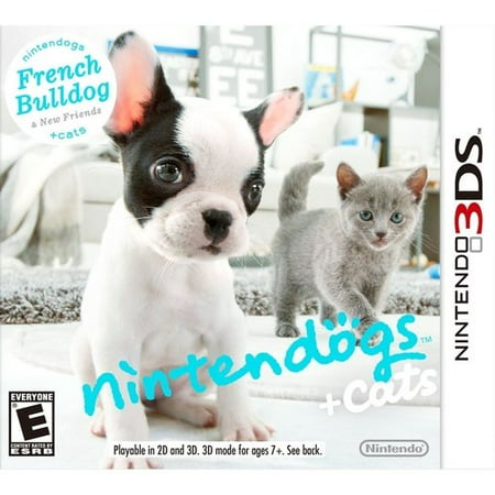 Nintendogs + Cats: Bulldog (Nintendo 3DS) (Nintendo Ds Lite Metallic Rose With Nintendogs Best Friends)