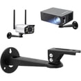 thumbnail image 5 of Mini Projector Wall Mount Universal Metal Projection Rotatable 360 Bracket Holder for YG400 RD805 Camera CCTV IP Camera, 5 of 5